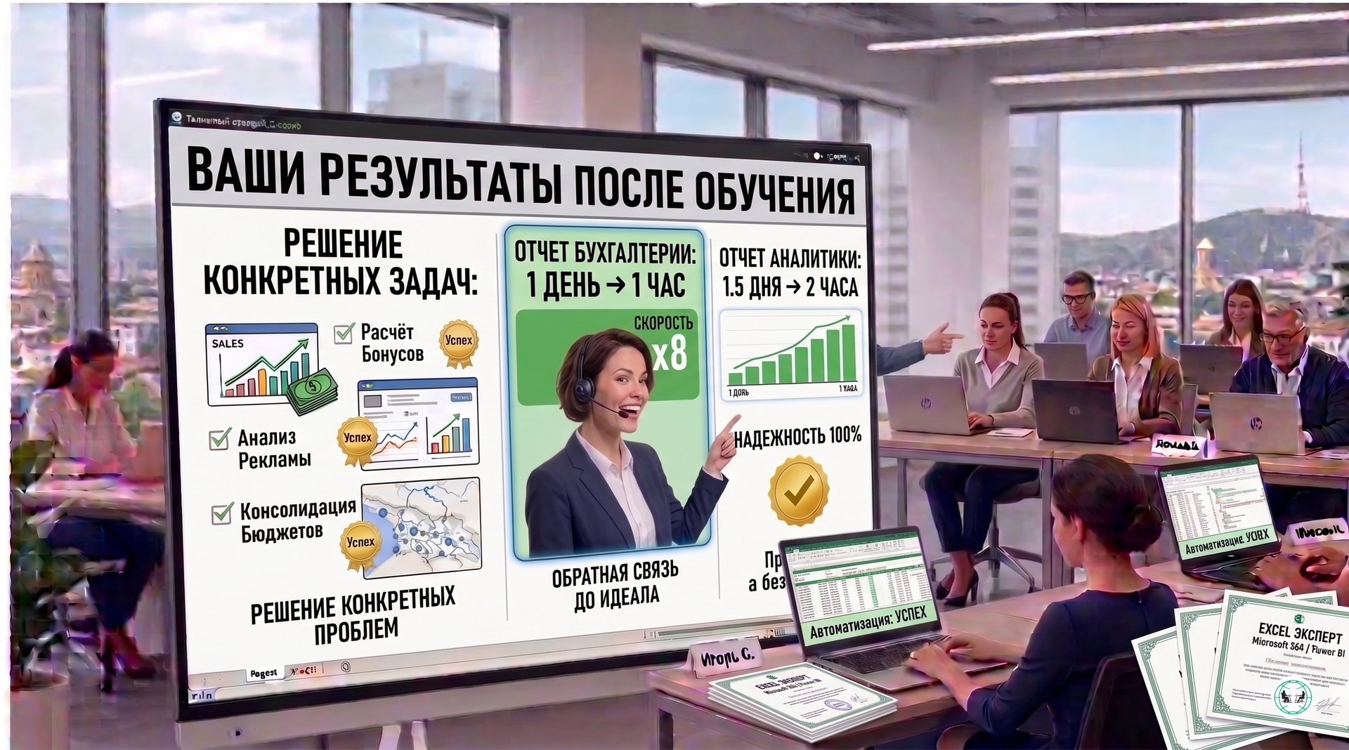 Ваши результаты после корпоративного обучения
